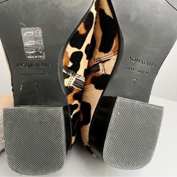 AQUATALIA Haircalf Leopard fuoco bootie - Picture 10 of 12